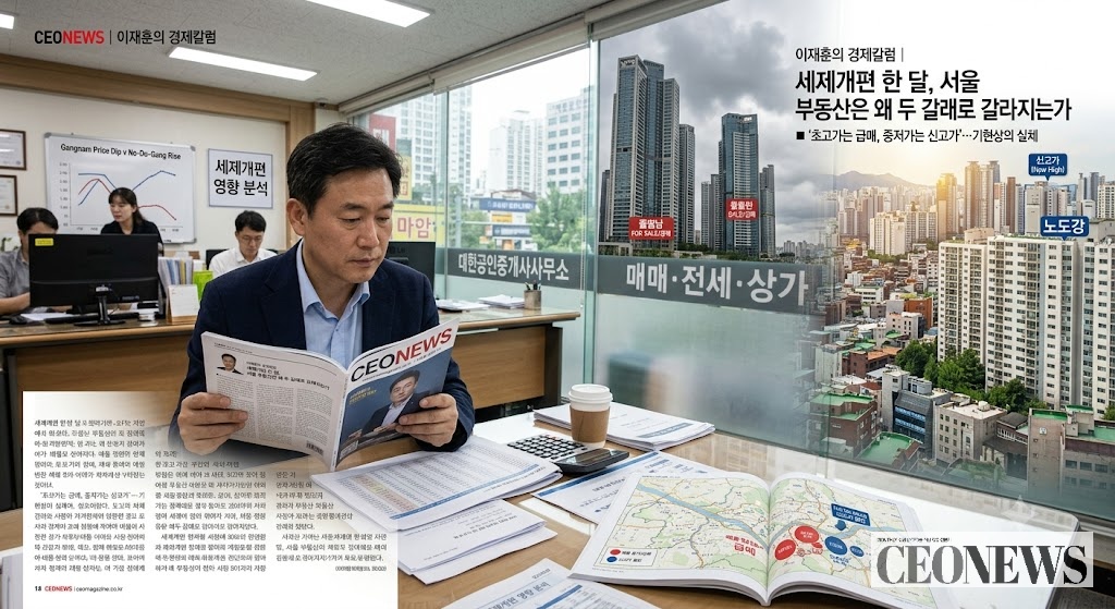 [CEONEWS 이재훈의 경제칼럼 9] 세제개편 한달, 서울 집값은?